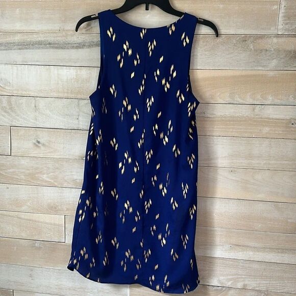 Everly Royal Blue Slip Dress Golf Accents Size‎ S - Picture 5 of 5